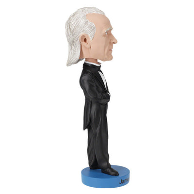 James K Polk Bobblehead featuring fine detailing and vibrant colors, showcasing the 11th President of the United States in an upright pose.