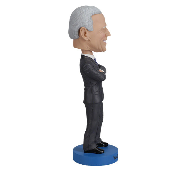Joe Biden 'You're Fired' bobblehead figurine, hand-painted and featuring the iconic phrase on a base, ideal for political satire displays.