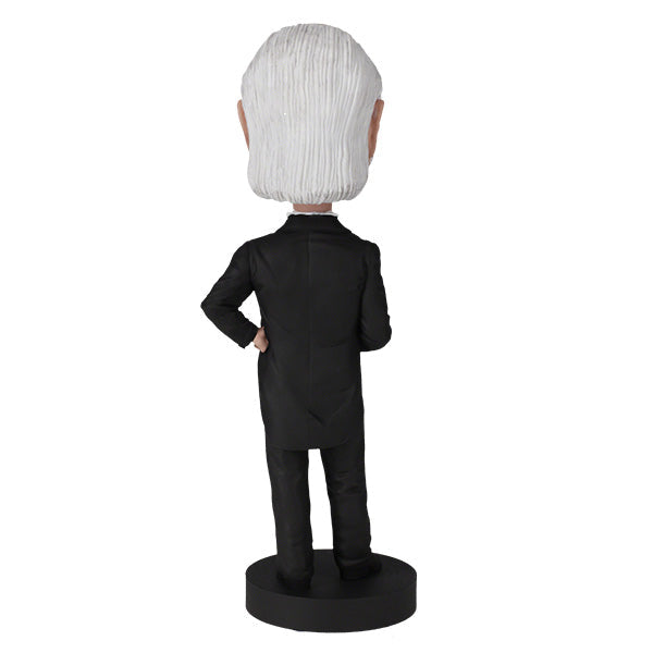 John Quincy Adams Bobblehead depicting the 6th President of the United States with lifelike details, set against a neutral background for display.
