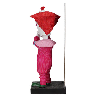Killer Klowns Slim Shadow Puppets Bobblehead, 8-inch tall figure with outstretched fingers creating a shadow puppet backdrop, ideal for horror fans.
