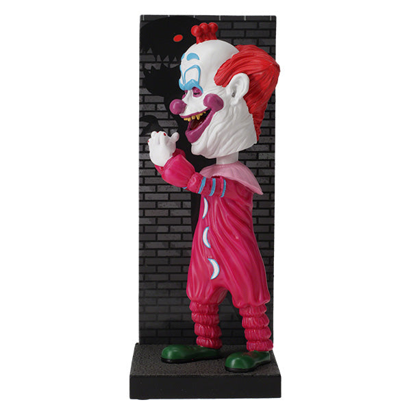 Killer Klowns Slim Shadow Puppets Bobblehead, 8-inch tall figure with outstretched fingers creating a shadow puppet backdrop, ideal for horror fans.