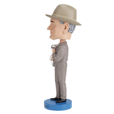 Lyndon B Johnson Bobblehead, featuring detailed likeness and nodding mechanism, perfect for collectors and history buffs, standing 8 inches tall.