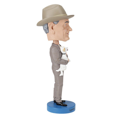 Lyndon B Johnson Bobblehead, featuring detailed likeness and nodding mechanism, perfect for collectors and history buffs, standing 8 inches tall.