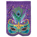 Mardi Gras Mask Purple Banner Flag – Kligs Kites