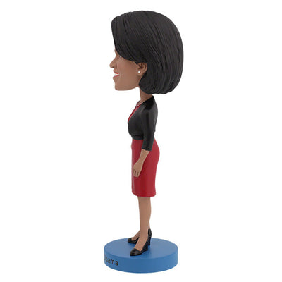 Michelle Obama Bobblehead standing 7 inches tall, showcasing a confident and elegant likeness of the First Lady, ideal for display.