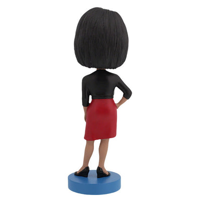 Michelle Obama Bobblehead standing 7 inches tall, showcasing a confident and elegant likeness of the First Lady, ideal for display.