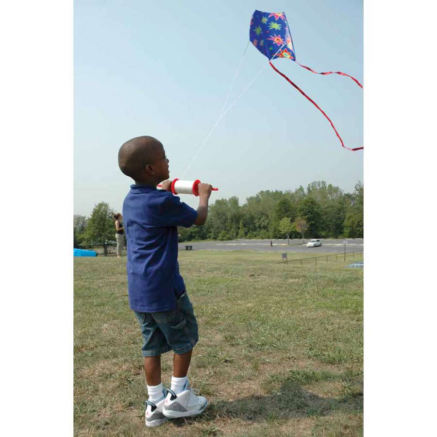 Assorted Mini Sled Kites in vibrant colors displayed against a clear blue sky, measuring 15x12.5 inches, perfect for outdoor fun.