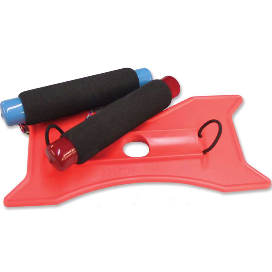 Multi Winder with Foam Handles for kite flying, showcasing colorful design and comfortable grips for easy control in outdoor settings.