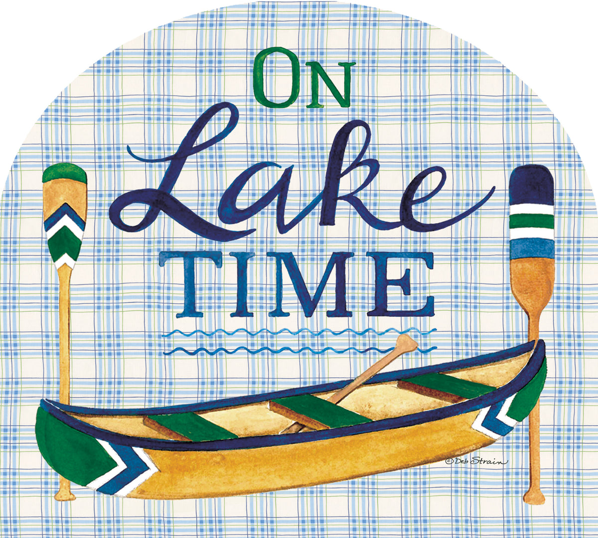 No Worries Arbor Mate 9.25x7.5 PVC panel featuring a playful design, displayed in a garden setting, enhancing outdoor decor with a coastal theme.