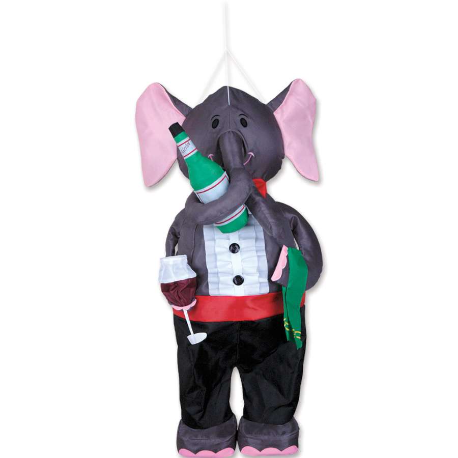 Nutty Buddy - Wine Connoisseur, a colorful 24x18 outdoor garden decor featuring a whimsical character, set against lush greenery.