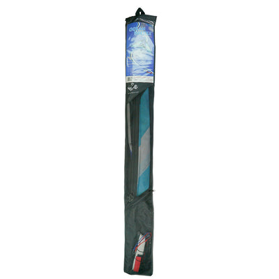 Ocean Breeze 68" Sport Kite with colorful design, shown soaring against a clear sky, perfect for outdoor fun, showcasing high-quality materials and craftsmanship.