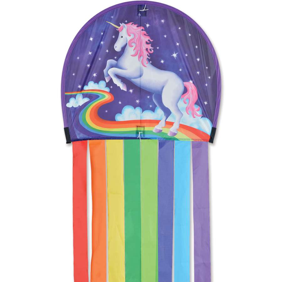 Octopus Kite - Unicorn in flight with colorful tails dancing in the sky, showcasing a whimsical design perfect for family fun.