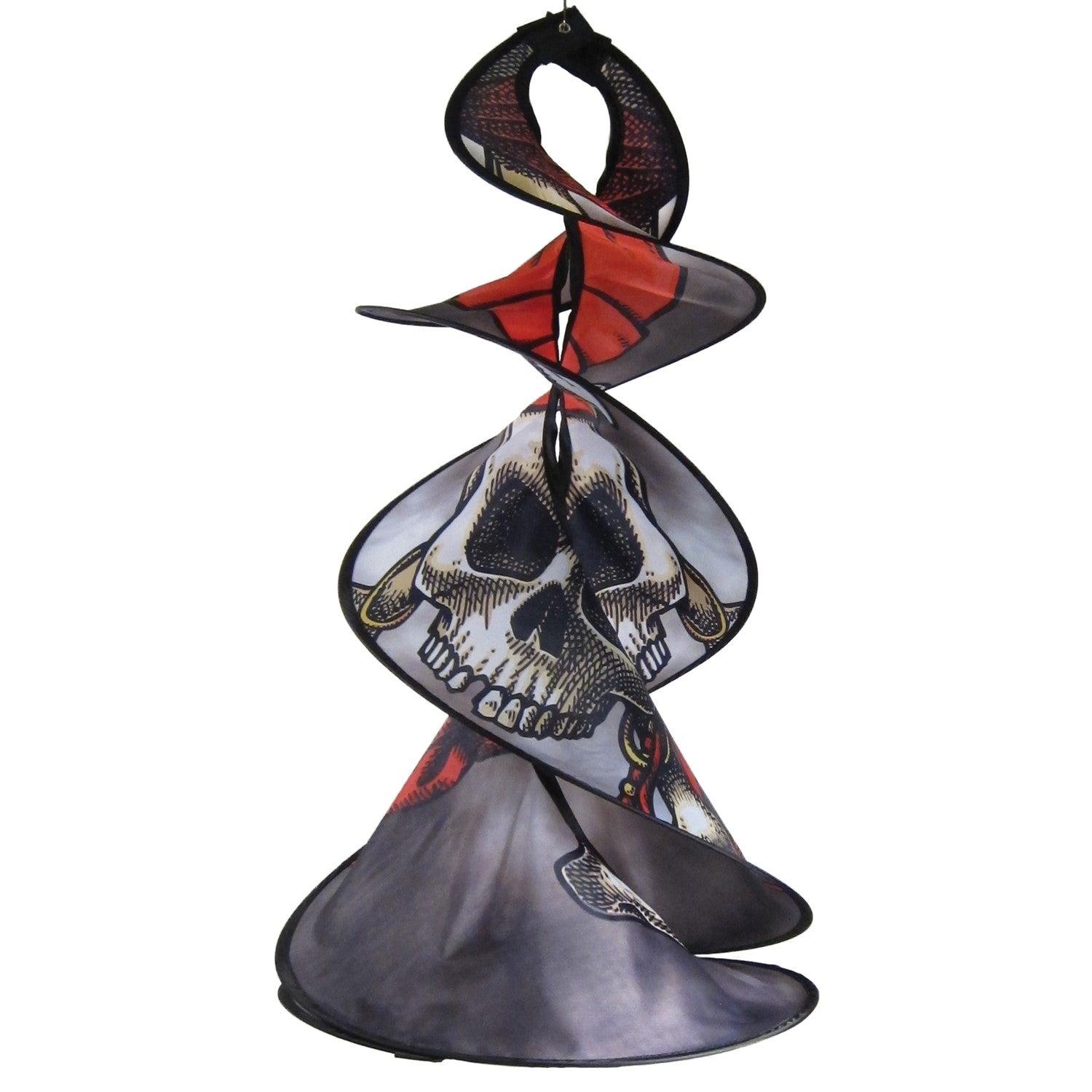 Pirate Spin Duet displaying colorful graphics of pirates spinning gracefully in an outdoor garden setting, showcasing its unique design.
