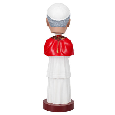 Pope Leo XIV bobblehead, 8 inches tall, showcasing intricate details and hand-painted features, perfect for historical collectors.