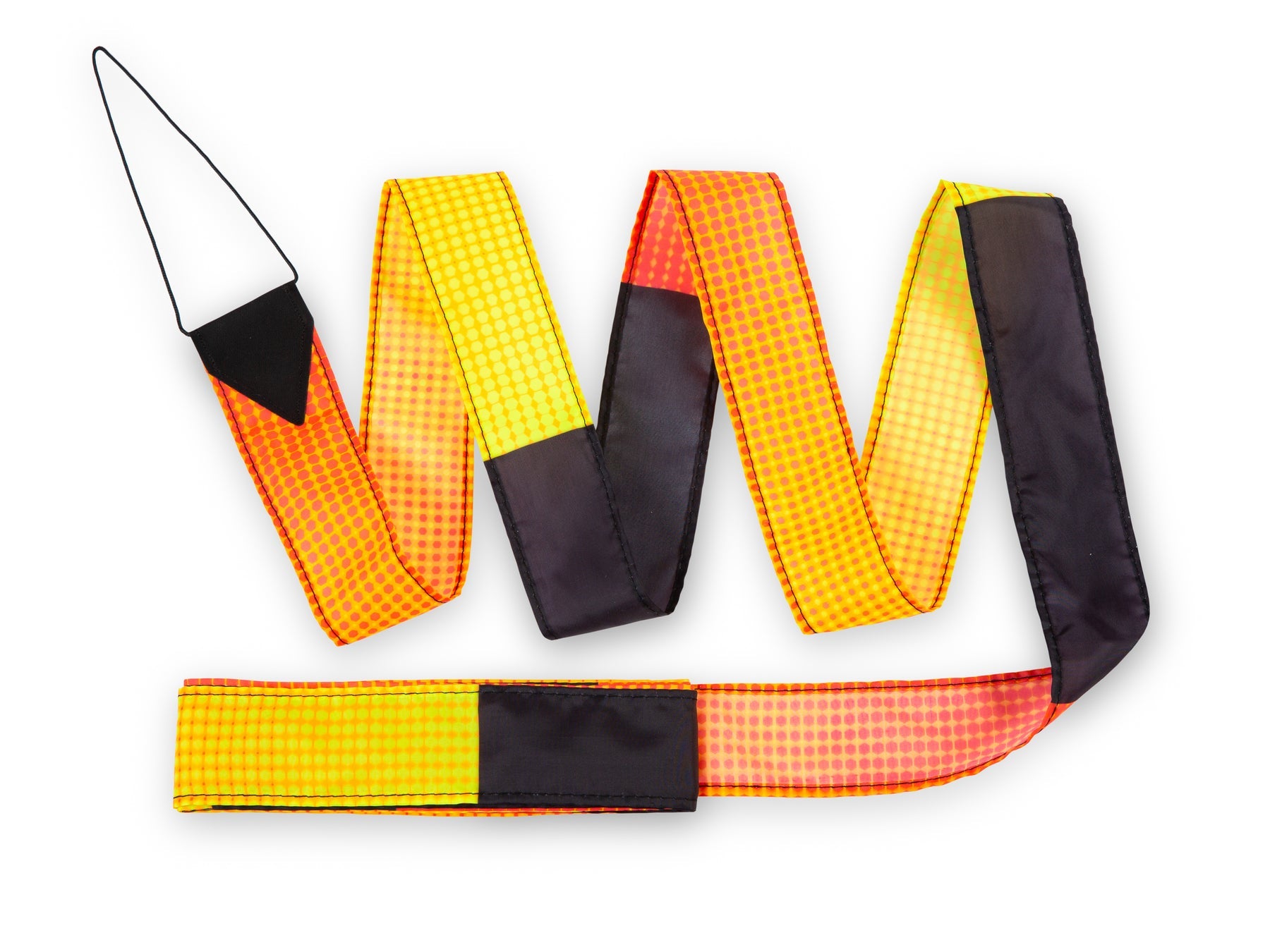 Infrared 20' Ribbon Tail featuring flowing multi-ribbon streamers and a swivel clip attachment, delivering vivid color and smooth motion to a wide range of kites.