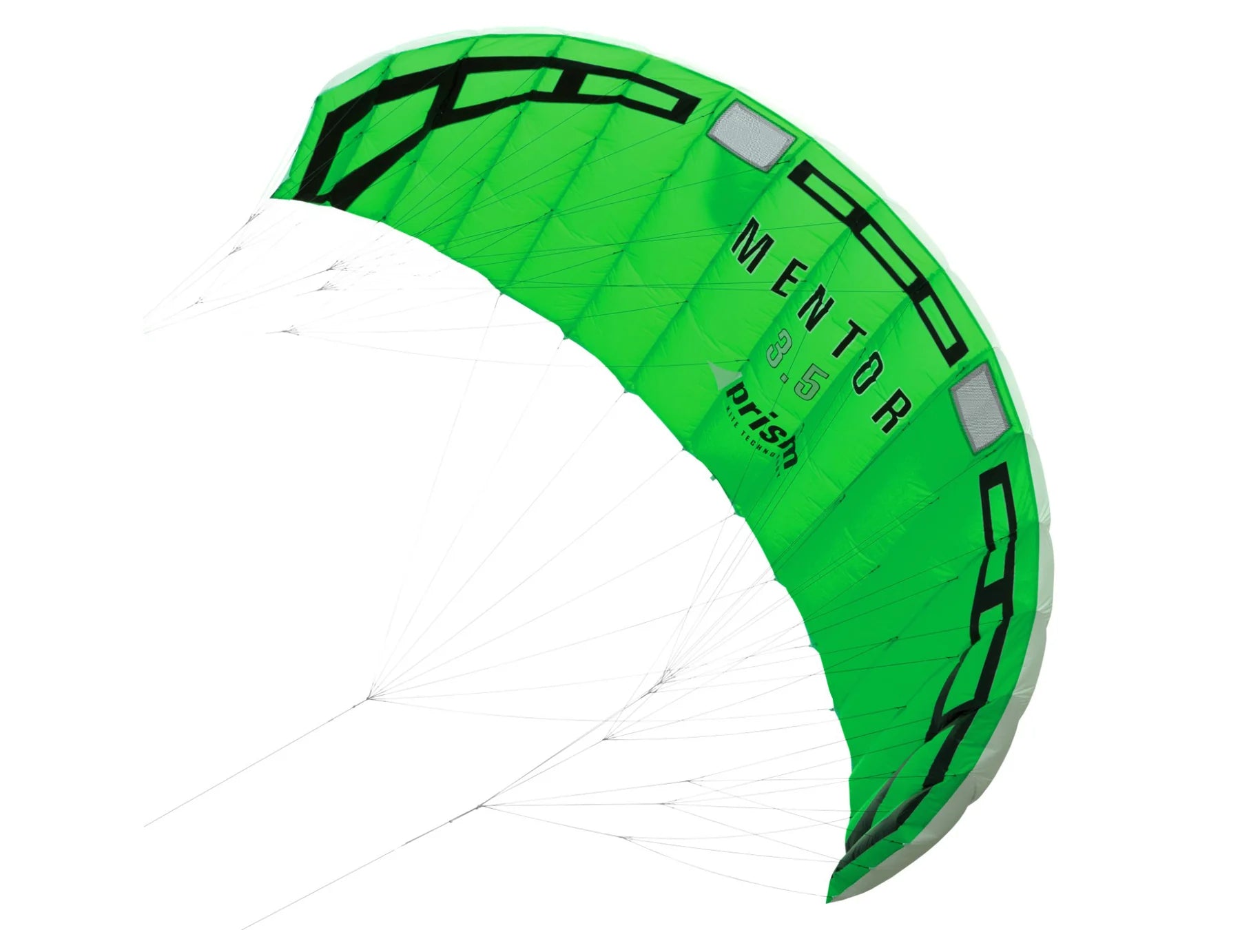 Powerful three-line traction kite with water-relaunchable design, smooth handling, and strong pull for land and water adventures.