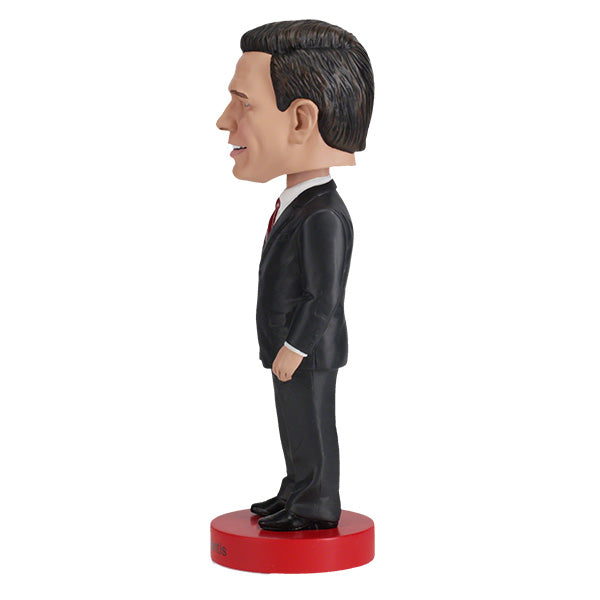 Ron DeSantis Bobblehead standing 7 inches tall, showcasing detailed features and vibrant colors, perfect for political display.