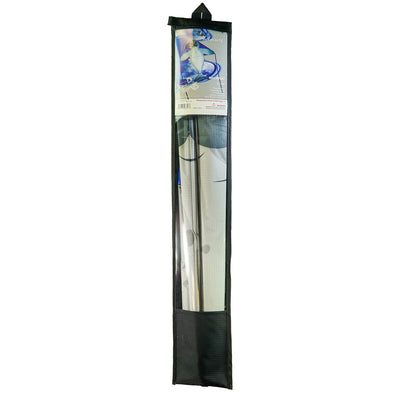 Seal 46 inch Fly-Hi Kite featuring a colorful sea life design soaring in the blue sky with streamer tails fluttering behind.