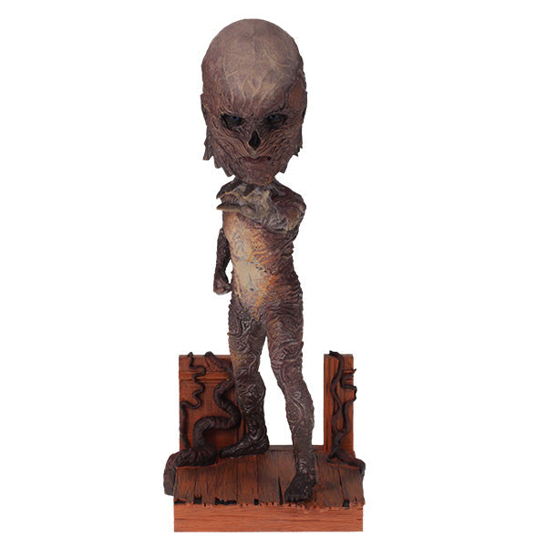 Stranger Things Vecna Bobblehead depicting the sinister villain in his eerie lair, standing approximately 8 inches tall, showcasing intricate details.