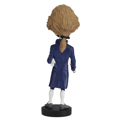 Thomas Jefferson Bobblehead in polyresin, standing approximately 8 inches tall, featuring hand-painted details and vibrant colors, ideal for collectors.