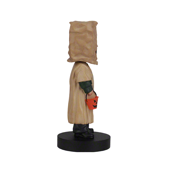 Trick 'r Treat Bagwell Bobblehead featuring lifelike details, designed to capture the character's essence from the 2007 horror classic, ideal for display in any collectible collection.