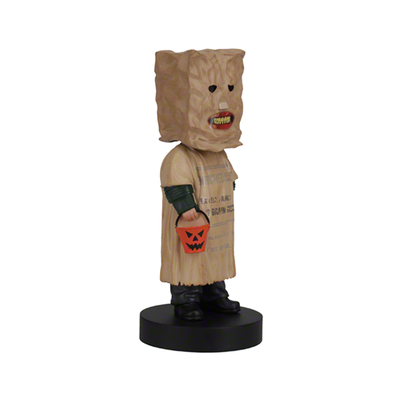 Trick 'r Treat Bagwell Bobblehead featuring lifelike details, designed to capture the character's essence from the 2007 horror classic, ideal for display in any collectible collection.