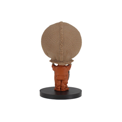 Trick 'r Treat - Sam Go! Bobbles, 3-inch tall bobblehead featuring Sam in burlap mask with treat bag, displayed in a window box.