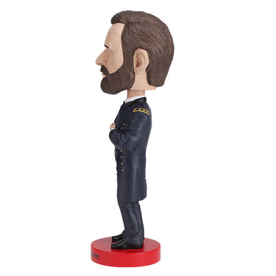 Ulysses S. Grant bobblehead featuring detailed craftsmanship and realistic likeness, standing approximately 7 inches tall on a display shelf.