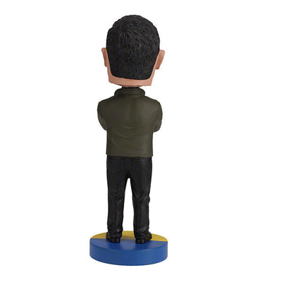 8-inch Volodymyr Zelenskyy bobblehead with authentic details and bright colors, depicting the Ukrainian president in a smiling pose.