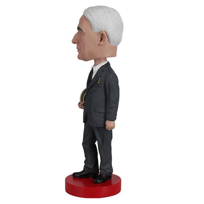 Warren G. Harding bobblehead standing 7 inches tall, intricately detailed, depicting the 29th President of the United States in historical attire.