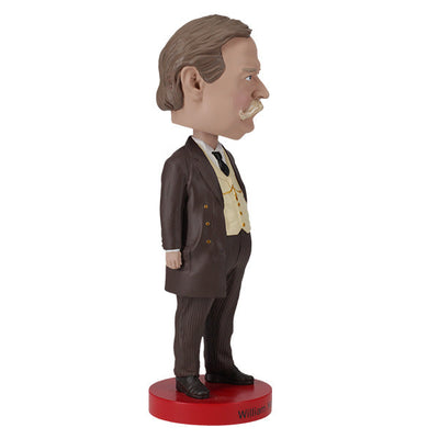 William Howard Taft bobblehead, an 8-inch collectible made from heavyweight polyresin, showcasing Taft's likeness with hand-painted details.