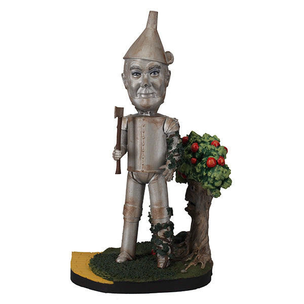Wizard of Oz Tin Man Bobblehead standing 8 inches tall with detailed design, showcasing the iconic character complete with heart emblem.