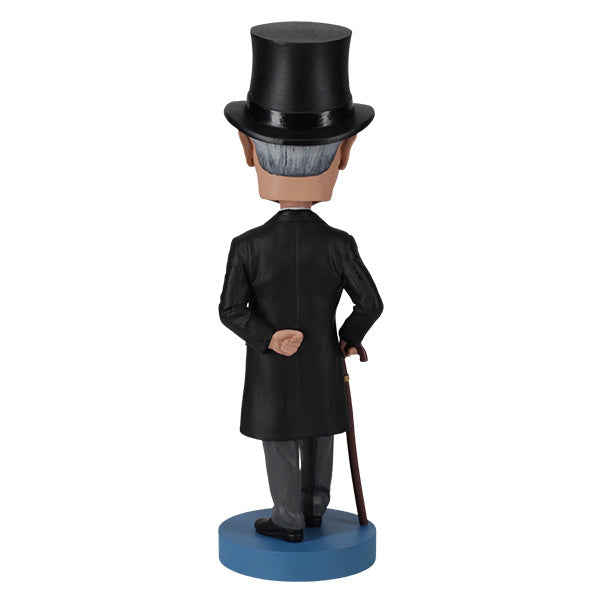 Woodrow Wilson Bobblehead standing 7 inches tall, featuring detailed craftsmanship, suitable for history enthusiasts and collectors.