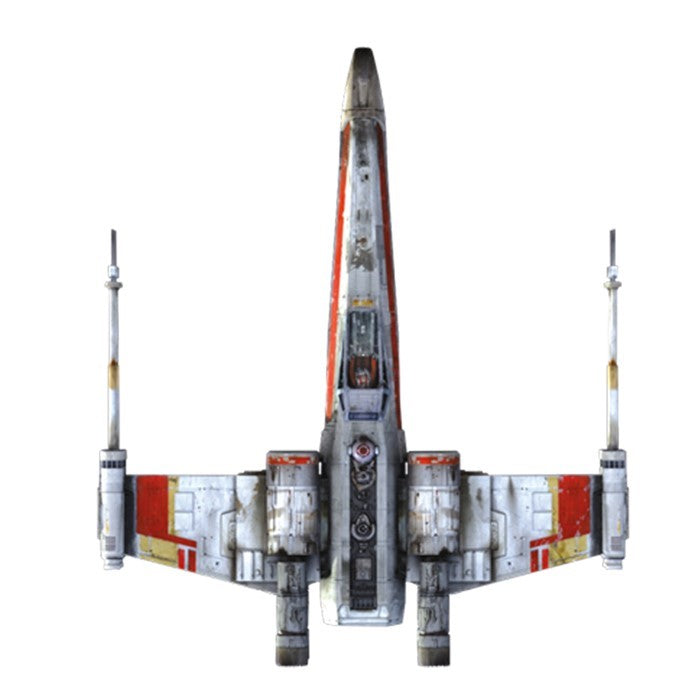 X-Wing Fighter Supersize Limited Edition Kite soaring through the sky, showcasing its colorful ripstop nylon fabric and iconic Star Wars design.